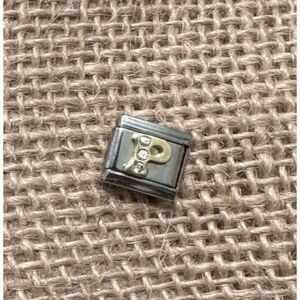 Zoppini Charm Bracelet  CZ  Gold Letter K